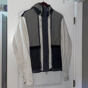 Gucci leather jacket/ windbreaker